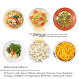 Panasonic NN-SN65KB Microwave Oven with Inverter Technology 1200W, 1.2 cu.ft. Small Genius Sensor One-Touch Cooking, Popcorn Button, Turbo Defrost-NN-SN65KB (Black) Panasonic