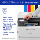 Brother MFC-L3780CDW Wireless Digital Color All-in-One Printer with Laser Quality Output, Single Pass Duplex Copy & Scan | Includes 4 Month Refresh Subscription Trial ¹ Amazon Dash Replenishment Ready Brother