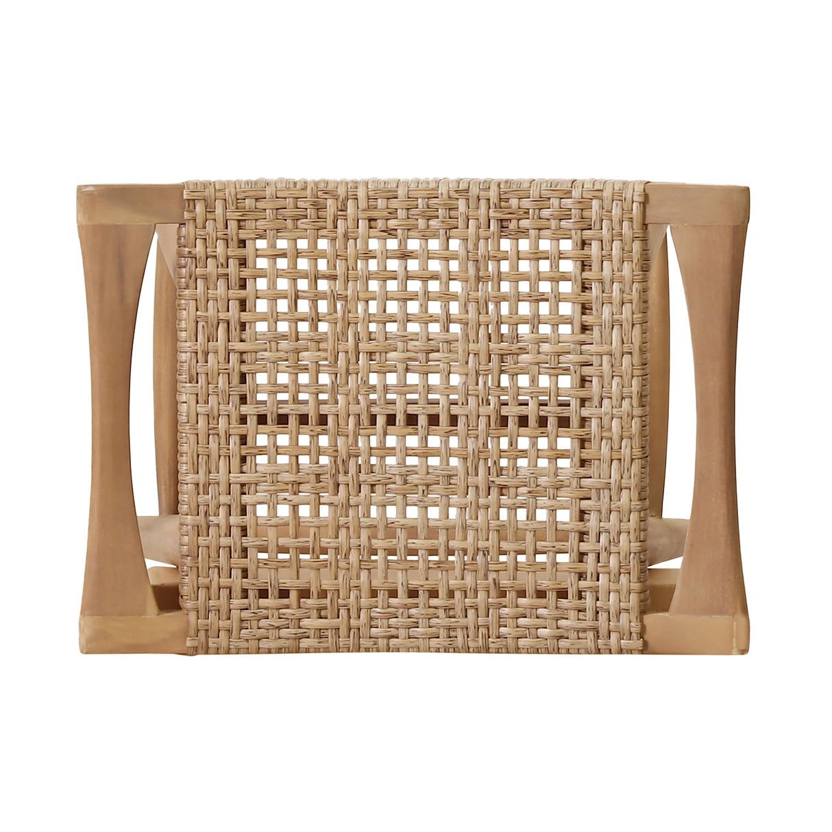 Christopher Knight Home Magwen Outdoor Acacia Wood Barstool with Wicker (Set of 2), Light Brown + Multi Light Brown Christopher Knight Home