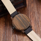 Compass Watches for Men, Turntable Wooden Watch, Lightweight Handmade, Quartz Sports Watch (# GO-145) GORBEN