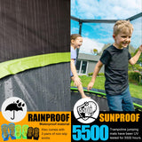 Cylivolk 7FT Trampoline for Kids, Heavy Duty Recreational Trampolines Toddler Trampoline with Enclosure Net Ladder Indoor Outdoor Trampoline CPC Approved Cylivolk
