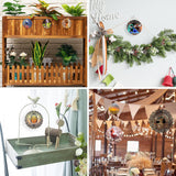 9PCS Sublimation Wind Spinner Blanks Set, 3D Aluminum Hanging DIY Crafts Ornaments for Indoor Outdoor Terrace Garden Heat Press Transfer Sublimation Blanks Wind Spinners Zeloyaut