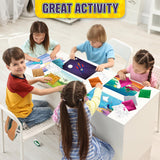 ArtCreativity Foil Art Kit for Kids - 220 Piece Crafts Set - 90 Foil Sheets, 10 Backgrounds, 100 Foam Stickers, 20 Googly Eyes - Mess-Free Foil Fun Art for Kids, Boys and Girls Ages 4, 6, 8, 10, 12 ArtCreativity