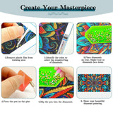 JOOZ Large Diamond Art Kits for Adults - 5D Mandala Diamond Painting Kits for Adults, DIY Full Drill Large Mandala Diamond Art Painting, Gem Painting Kit for Home Wall Decor 27.5 X 15.7 Inch JOOZ