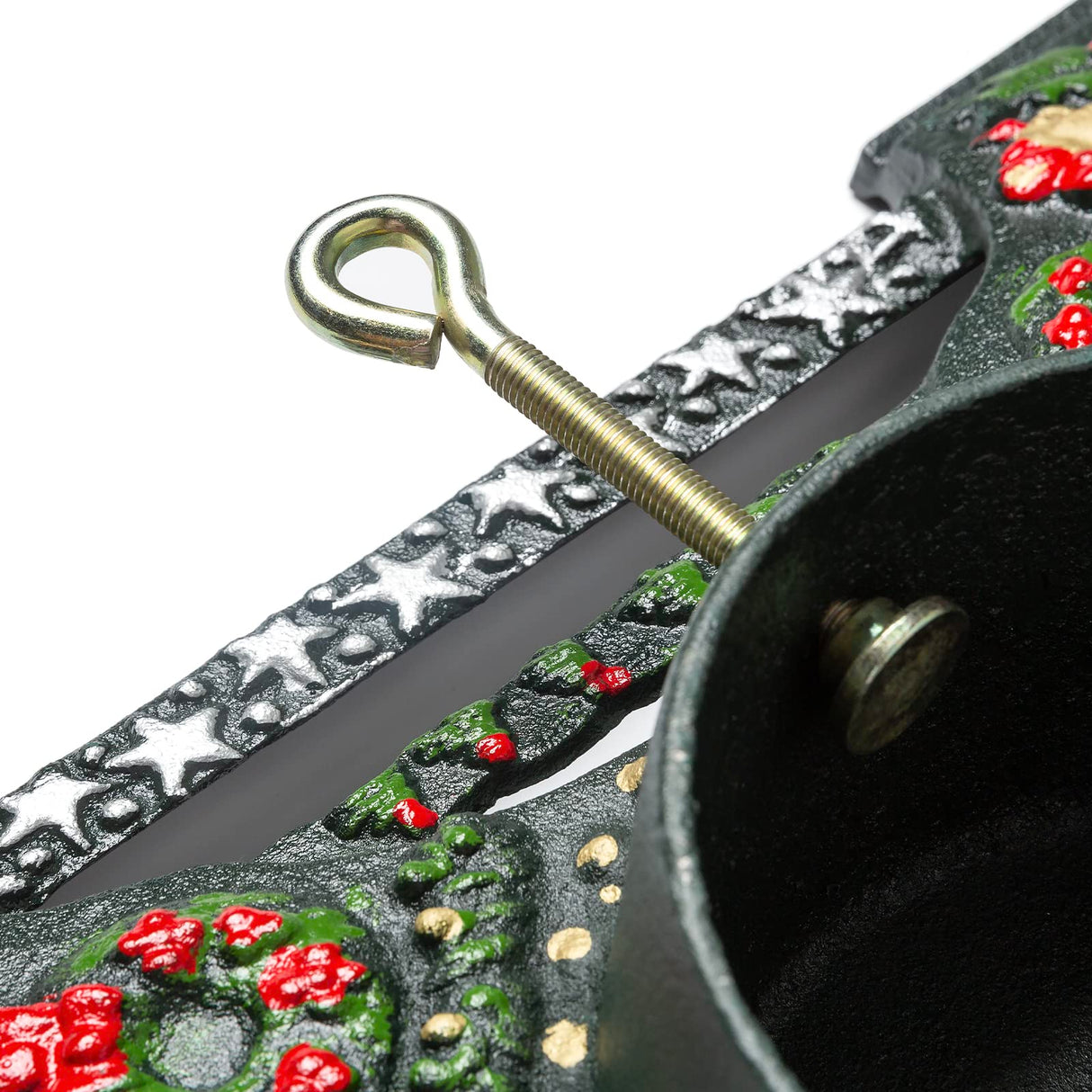 Ventray Christmas Tree Stand with Water Reservoir,13.66x13.66x5.51 Inches,Classic Heavy Duty Universal Xmas Tree Artificial Trunks Stand Pine Tree Base Holder for Real Trees, Stars Ventray