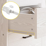 IRONCK Bookshelf with Door and 3 Drawers, 71in Tall Bookcase Shelf with 3-Tier Shelves, for Bedroom Living Room Entrance Hallway Home Office IRONCK