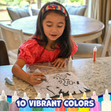 READY 2 LEARN Sand Art Gallery - Color by Number - Sea Life - Sand Art Kit for Kids - 10 Bright Colors - 4 Design Sheets with Frames - 2 Styluses READY 2 LEARN