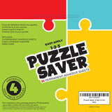 Puzcraft Puzzle Saver Adhesive Sheets (24 Sheets) Easiest Alternative to Messy Puzzle Glue Puzcraft