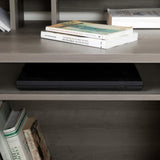 South Shore Versa Computer Desk with Hutch, Gray Maple South Shore