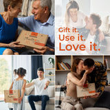 TESLYAR Wood Phone Docking Station with Drawer - Nightstand Organizer - Desk Organizer for Husband - Birthday Gifts for Men, Dad, Anniversary Idea, Key Holder Stand Watch & Accessories (Bourbon Brown) TESLYAR