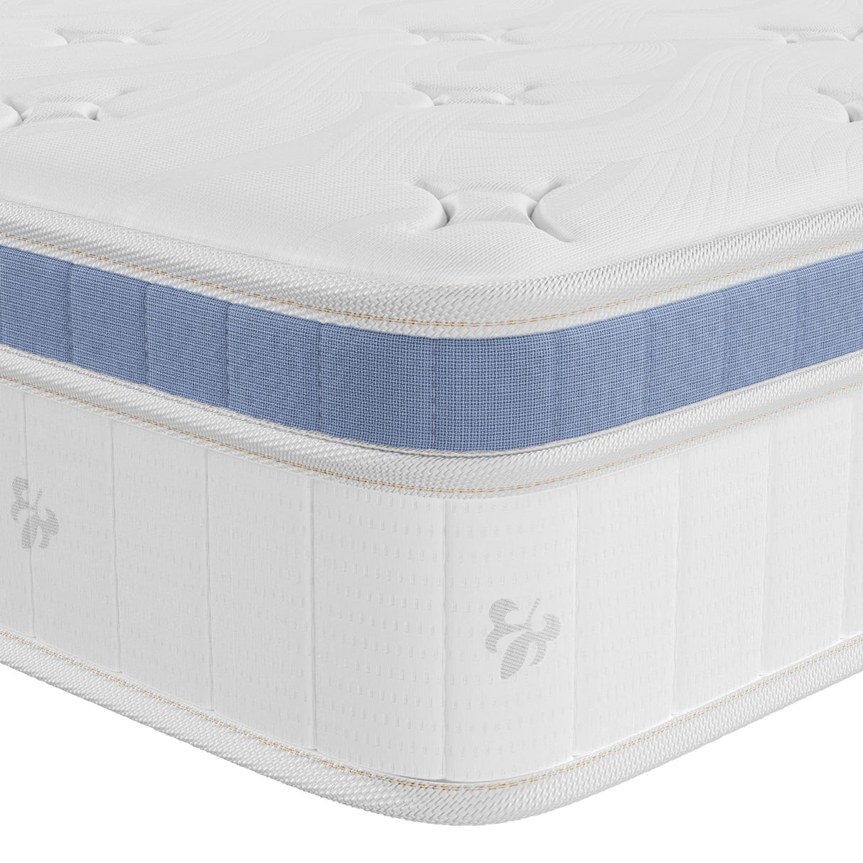 Yaak Twin Mattress 8 Inch, Hybrid Mattress in a Box Twin Size, Individual Pocket Spring Single Bed Mattress with Breathable Memory Foam, Pressure Relief, Medium Firm Twin Size Mattress 75"x39"x8" Yaak