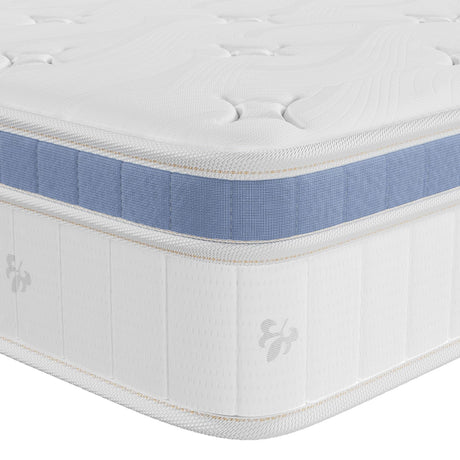 Yaak Twin Mattress 8 Inch, Hybrid Mattress in a Box Twin Size, Individual Pocket Spring Single Bed Mattress with Breathable Memory Foam, Pressure Relief, Medium Firm Twin Size Mattress 75"x39"x8" Yaak