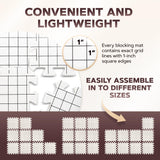 UMIEN™ Blocking Mats for Knitting (9-Pack) - Extra Thick Blocking Boards for Crochet Projects with Grids - Suitable for Needlepoint Or Crochet - Included 100 T-Pins & Storage Bag UMIEN