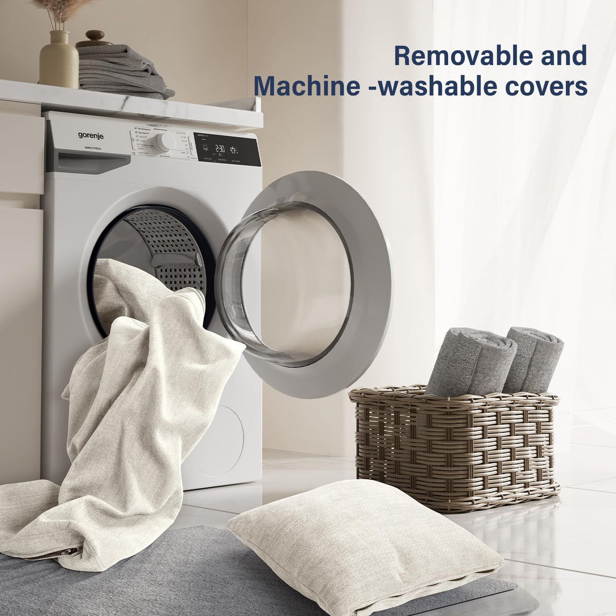 Czpalo 71.25" Chenille Sofa Couches for Living Room, 2 Seater Sofa with 2 Pillows, Small Modern Loveseat Couch for Small Spaces, Office. (Beige, 71.25 inches) Czpalo