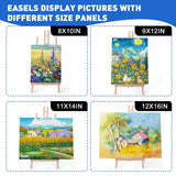 ESRICH 2pcs 17 Inch Tabletop Easels, Easel Stand for Painting,Tripod, Painting Party Easel, Kids Student Desktop Easel for Painting,Paint Easel for Canvas Painting ESRICH