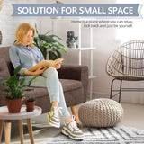 Shintenchi Small Modern Loveseat Couch Sofa, Mid Century Fabric Upholstered 2-Seat Sofa Couch Love Seats Furniture for Small Space,Living Room,Studio,Apartment with 2 Pillows,Brown Shintenchi