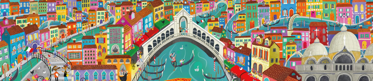Ceaco - Venice Dogs - 1000 Larger Sized Piece Jigsaw Puzzle Ceaco