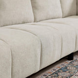 Jarenie Convertible Sectional Sofa Couch, 102" L Shaped Couch with Back Cushions, Modern Upholstered Fabric 6-Seat Reversible Sofa Set for Living Room, Apartment, Office, Beige Jarenie