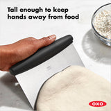 OXO Good Grips Bench Scraper & Chopper, 1 Count, Stainless Steel OXO