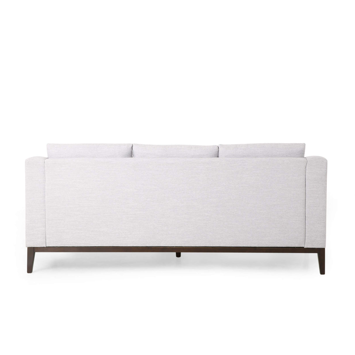 Christopher Knight Home Elliston Sofas, Light Grey + Dark Walnut Christopher Knight Home