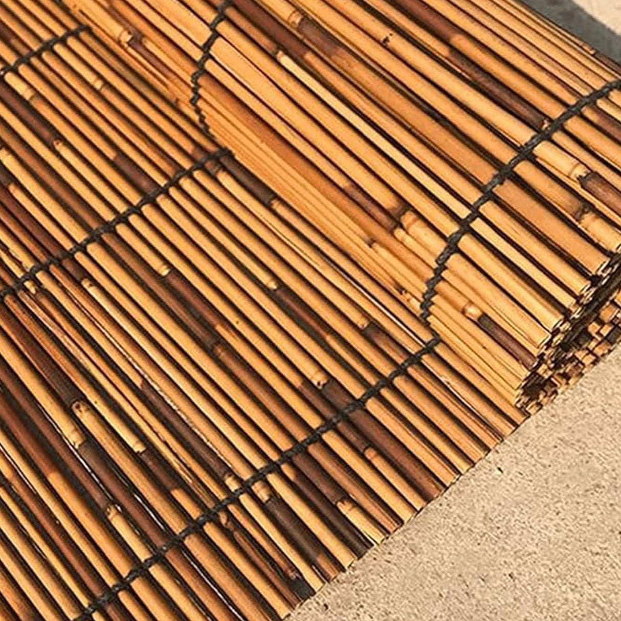 Natural Reed Fence, 2FT 3FT 4FT 5FT 6FT X 16.4FT Bamboo Fencing Privacy Reed Screening, for Backyard Garden Fencing Divider, Privacy Screen Panel(H0.61xL4m/H2xL13ft) VRVTDYDCL