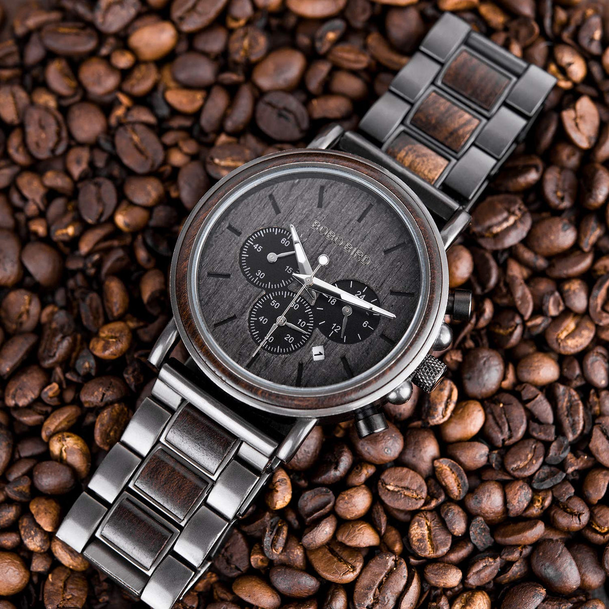 2win Engraved Personalized Wooden Watch for Boyfriend Customized Wooden Watches for Men Birthday Personalized Watch (A-for-Boyfriend) 2win