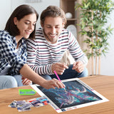 NEWENMO Cute Animal Diamonds Painting Kits for Adults Beginner DIY 5D Animal Diamond Art Paint with Round Diamonds, Full Drill Gem Art Diamonds Painting for Craft Home Wall Decor 12x12 in NEWENMO