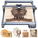 Creality Falcon 5W Laser Engraver, 72000mW Output Power Efficient Laser Engraving Machine, 10W Laser Cutter, CNC Machine for Wood, Metal,Paper, Acrylic, Leather Creality