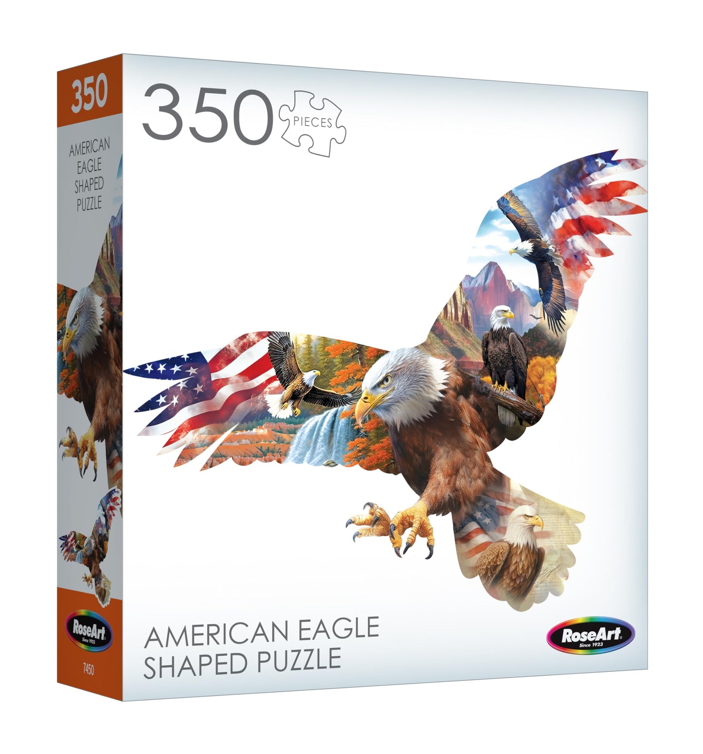 RoseArt - Big Shaped - Eagle II - 500 Piece Jigsaw Puzzle for Adults