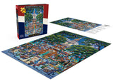 Buffalo Games - Eric Dowdle - Independence Hall - 500 Piece Jigsaw Puzzle for Adults -Challenging Puzzle Perfect for Game Nights - Finished Size is 21.25 x 15.00 Buffalo Games