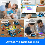 Makeblock mBot Robot Kit, Robotics for Kids Ages 8-12 Learn to Code with Scratch & Arduino, STEM Toys Science Kits for Kids Age 8-12 Boys and Girls Age 8+ Makeblock