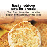 Hamilton Beach 2 Slice Toaster with Extra Wide Slots, Shade Selector, Auto-Shutoff, Cancel Button and Toast Boost, Black Hamilton Beach