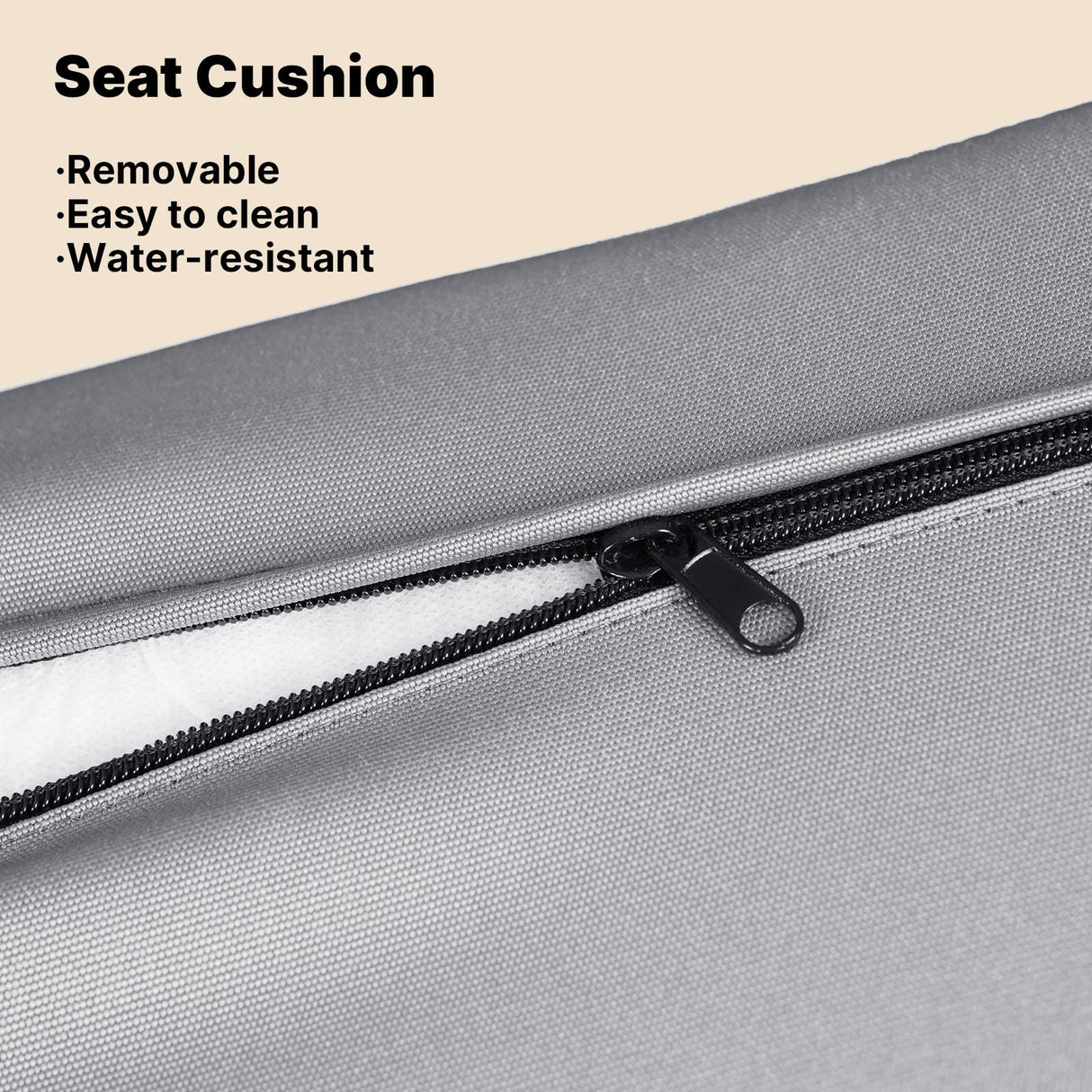 Ahomly 4-Piece Outdoor Wicker Patio Furniture Set with Deep Seating Cushions and Table for Balcony, Backyard, and Porch (Gray) Ahomly