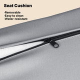 Ahomly 4-Piece Outdoor Wicker Patio Furniture Set with Deep Seating Cushions and Table for Balcony, Backyard, and Porch (Gray) Ahomly