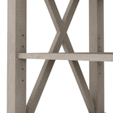 Bush Furniture Key West 6 Cube Bookcase in Washed Gray, Small Organizer for Home Office, Living Room, and Entryway Bush Business Furniture