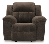 Signature Design by Ashley Frohn Urban Manual Rocker Recliner with Pillow-Top Arms, Dark Brown Signature Design by Ashley