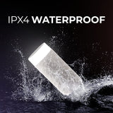 iJoy Wireless Speaker with 10 Hour Playtime - IP66 Waterproof, Dustproof, Weatherproof Light Up Bluetooth Tiki Speaker with LED Lights + Adjustable Stake Height for Use As Wireless Outdoor Speaker iJoy