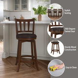 Hillsdale Presque Isle Swivel Stool, Counter Height, Cherry Hillsdale