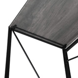 Convenience Concepts Xtra Folding Desk, Charcoal Gray/Black Convenience Concepts