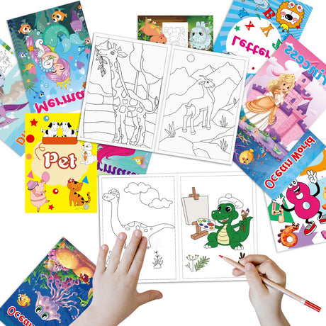 Kalysky 20Pack Coloring Books for Kids Ages 4-8 (5.1 x 7 inch),Mini Coloring Books for Kids Party Favors,Bulk Coloring Books for Kids Ages 2-4 Kalysky