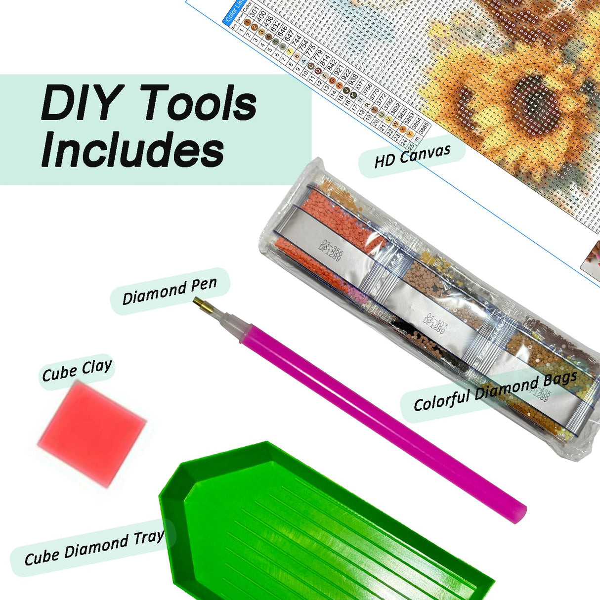 Auremi Giraffe Diamond Art Painting Kits for Adults 5D Sunflower Diamond Art Kit for Beginners, DIY Paint with Round Full Drill Animal Diamonds Paintings Animal Gem Art for Home 12X12 Inch Auremi