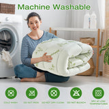 Easthome Mattress Topper King Size Viscose Derived from Bamboo, Thick Soft Pillow Top Mattress Pad Cover for Back Pain, Mattress Protector with 8-21 Inch Deep Pocket, White Easthome