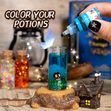 LDomet Magic Potions Kit for Kids - Mix 20 Fairy Dust Potion Bottles, Halloween Christmas Party Decorations, Creative Gift Craft Toy for Ages Boys Girls 6 7 8 9 10+ LDomet