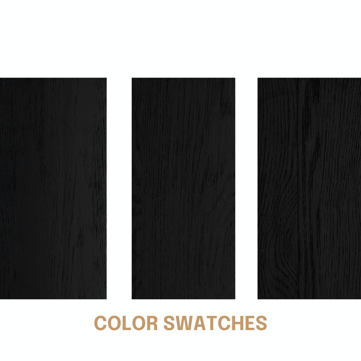 NTC Gem Wooden Bed Frame with Headboard and Natural Rattan, Solid Oak Foundation with Silent Slats, 1000 Lb Capacity, Effortless Assembly, King - Burnt Black NTC