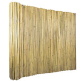Jollybower 4Ft High x 6 Ft Long x 0.7In D Bamboo Screen, Natural Bamboo Fence Rolls, Eco-Friendly Fencing for Outdoor Balcony Patio Garden Border Pool Jollybower