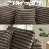 Trygoal Modern Curved L-Shape Sectional Sofa, Luxury Oversized Upholstered Sofa with Deep Seat, Comfy Sleeper Couch with Left Chaise Lounge, Boneless Cloud Curved Couch for Living Room, Cream Trygoal