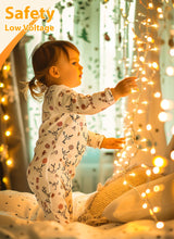 Brightown 50 Ft 1000 LED Christmas Cluster Lights Outdoor, White Wire LED Decorative Christmas Tree Lights with Remote & 8 Modes, Waterproof String Lights for Xmas Party Garden Decor, Warm White Brightown