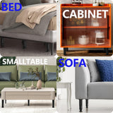 FafdBinm 4PC Bed Frame Support Legs Stabilizer Replacement Universal Slat Reinforcement 7.6-14.5 inch Black FafdBinm