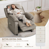 ANJ Power Recliner Chair, Electric Recliner for Adults,Oversized Reclining Chair with Remote & Side Pockets for Living Room， Bedroom,Home Theater ANJ