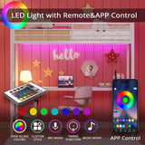 LIKIMIO Loft Bed Twin Size with Desk, Metal Loft Bed Frame with Power Outlet and LED Lighted, Space-Saving, Noise Free, White LIKIMIO